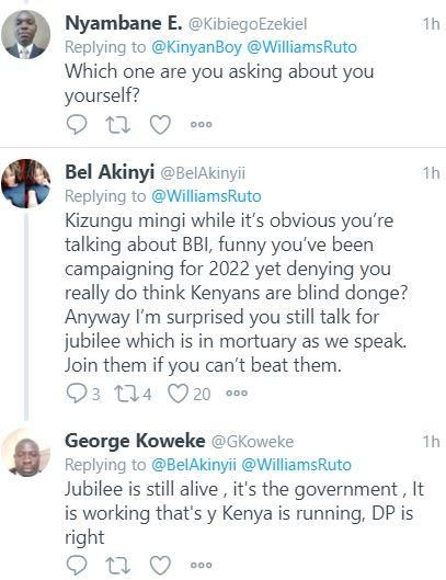 Kenyans react to DP Ruto's tweet on Referendum