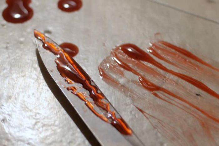 File Image of a blood stained knife