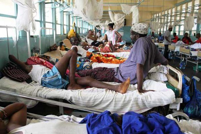 File Photo: Patients in hospital. 6 hospitalized over unknown disease (Nation)