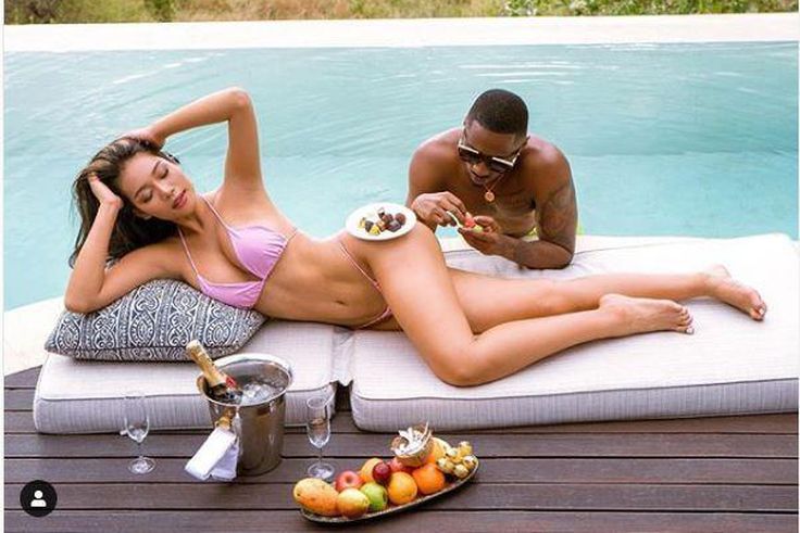 Juma Jux on vacation with Huddah Monroe, amid breakup reports with Mzungu girlfriend