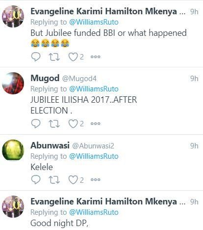 Kenyans react to DP Ruto's tweet on Referendum