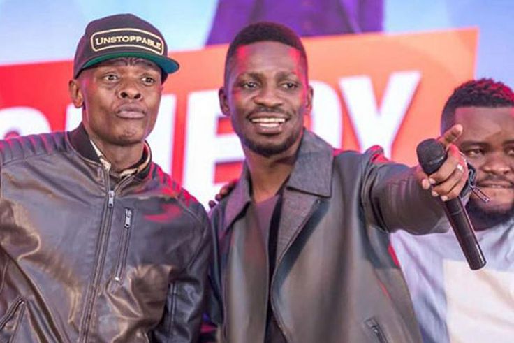 Jose Chameloene and Bobi Wine