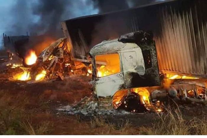 1 dead, 5 rushed to hospital after grisly accident