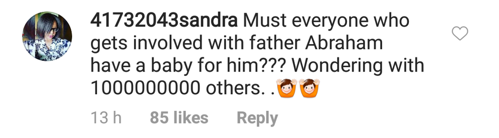 Reactions to Tanasha's pregnancy (IG)