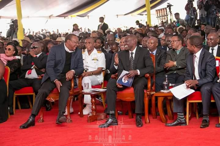 Uhuru arrives at John DeMathew's funeral