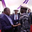 Interior Cabinet Secretary Dr Fred Matiangi having a chat with ODM leader Raila Odinga at a past event