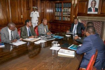 President Uhuru Kenyatta receives Report on Kimwarer and Arror Dam