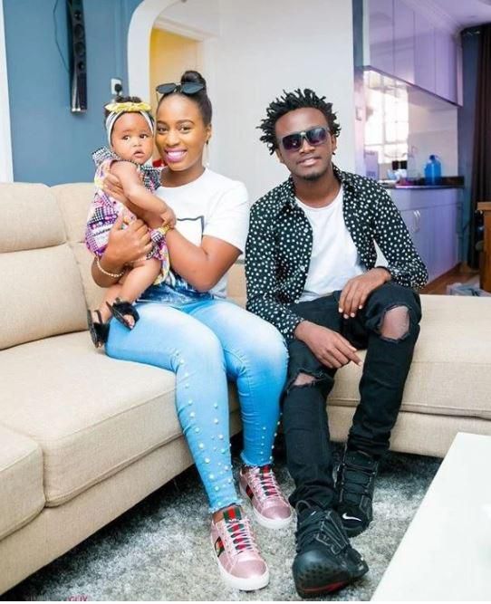 Bahati with Diana Marua and Heaven