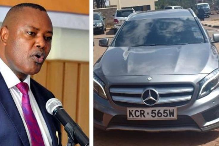Embakasi West MP George Theuri speaks after DCI confiscated his wife’s Mercedes Benz