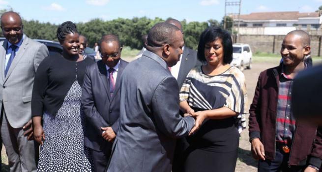 Nairobi Woman Representative Esther Passaris with Governor Mike Sonko
