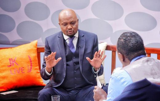 MP Moses Kuria during a past appearance on JKL