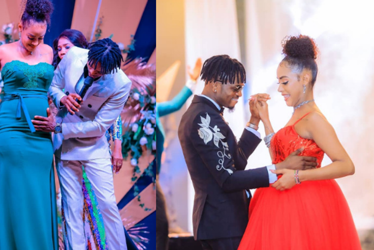 Diamond Platnumz with Tanasha Donna (Instagram)