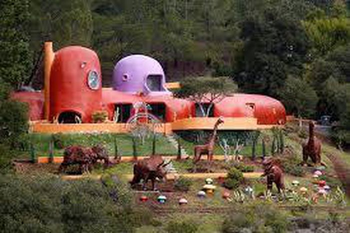 Meet the Flintstone House, a home so odd it was declared a 'public nuisance'