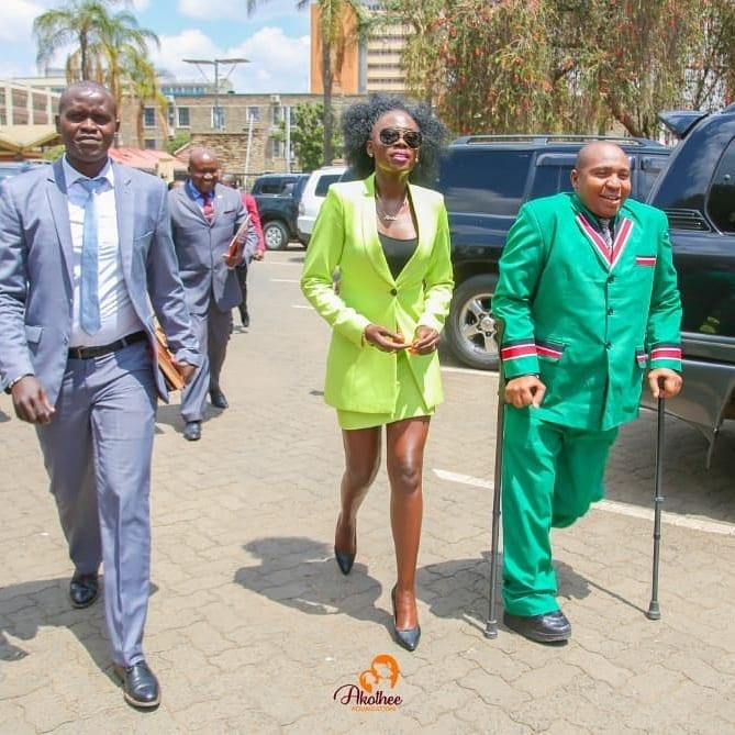 Akothee speaks out after her dress-code caused drama at Parliament buildings
