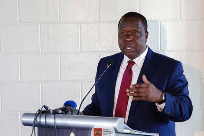 File image of CS Fred Matiangi