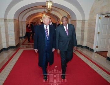 Uhuru's meeting with Trump at the White House