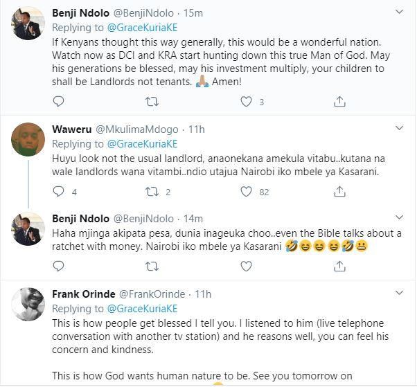 Landlord waives 2-months’ rent for tenants and Kenyans on Twitter can't keep calm