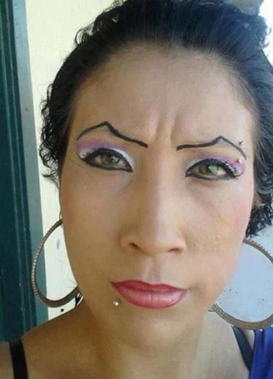 Creativity or makeup gone wrong?
