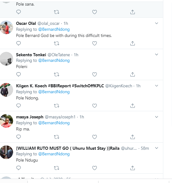 Citizen TV Presenter Bernard Ndong Mourning the death of his Grandmother