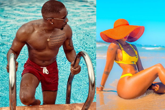 Juma Jux out here salaviting over Huddah Monroe's steamy Bikini photos, she responds