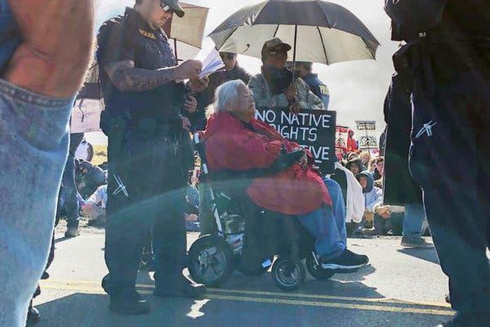 Hawaiian elders arrested trying to block telescope construction