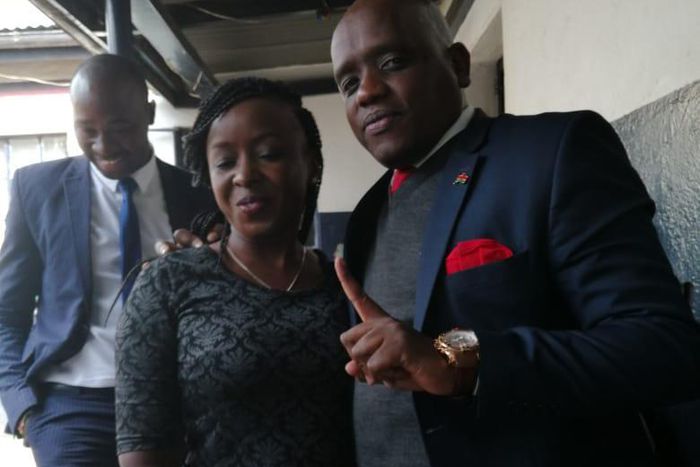 Jacque Maribe visits Dennis Itumbi after arrest by DCI detectives