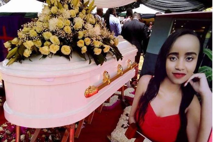 Ivy Wangechi laid to rst in Nyeri. She scored 8 straight As in KCSE