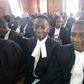 Sylver Kyagulanyi and other advocates at the High Court