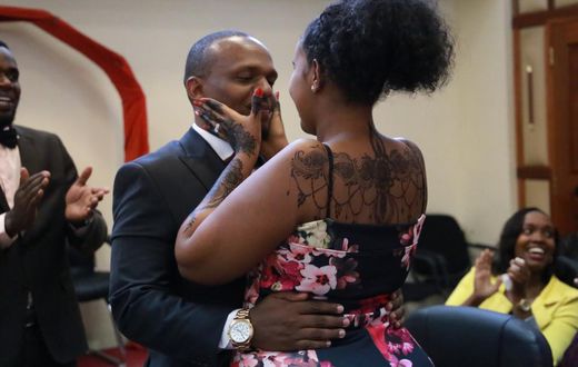 Ben Kitili's heart-warming message to his wife as they celebrate first wedding anniversary in style