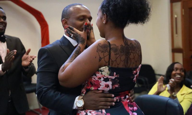 Ben Kitili's heart-warming message to his wife as they celebrate first wedding anniversary in style
