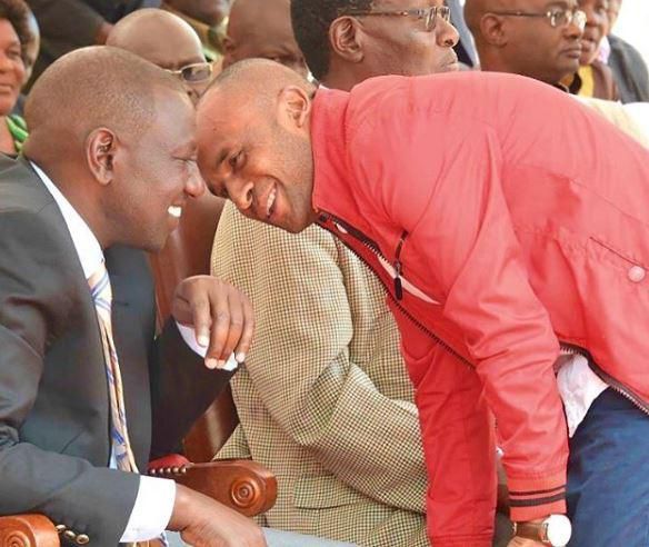 Zaheer Jhanda with DP William Ruto