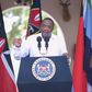 File image of President Uhuru Kenyatta addressing the press