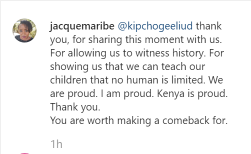 Jacque Maribe resurfaces online after a year with a special message