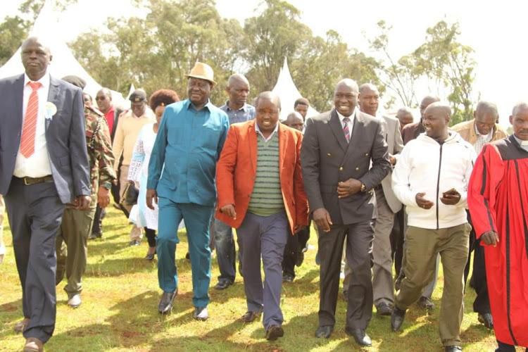Raila makes maiden grand entry into DP Ruto’s home turf since last elections [Photos]