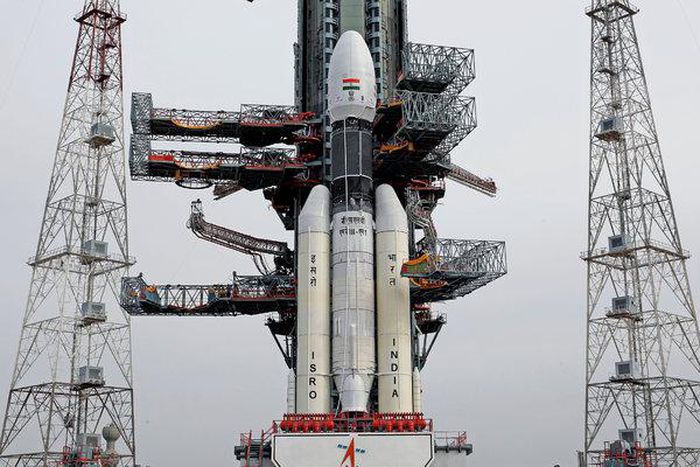 Messages on the moon from a world turned upside down