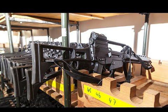 Thieves steal guns from police station and replace them with toy guns