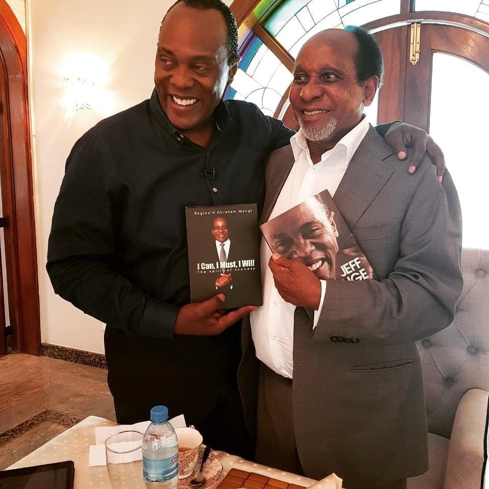 Jeff Koinange  with Reginals Mengi