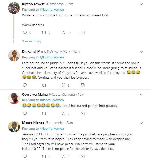 Murkomen under fire for his latest remarks on a day that saw Uhuru's social media accounts deleted