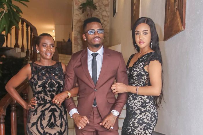 Mama Dangote, Tanasha Donna and Diamond Platnumz