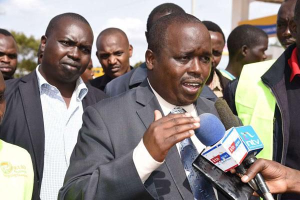 File image of Governor Alex Tolgos addressing a press conference