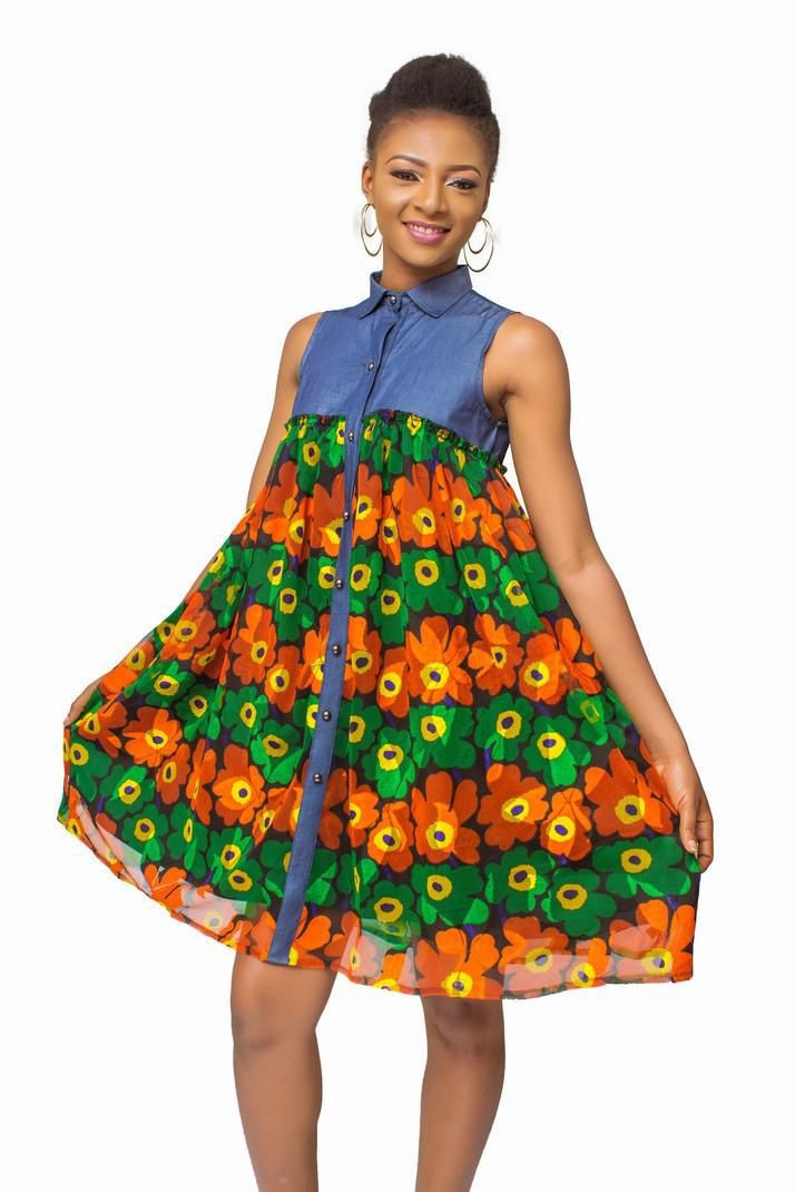 Button dress (Afrikrea)