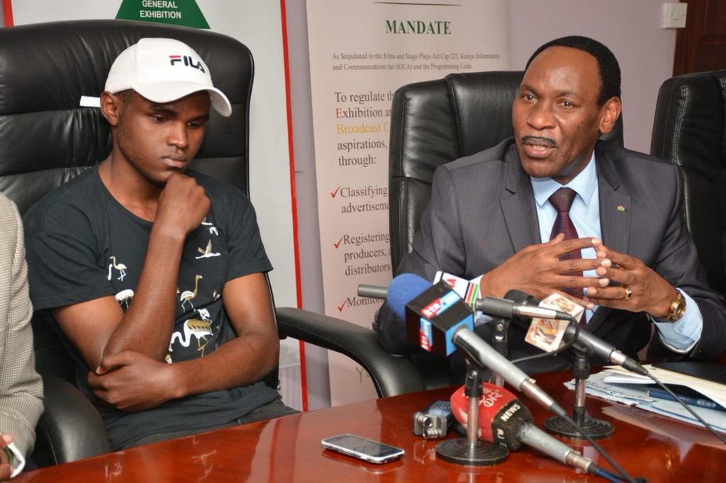 Takataka hitmaker Alvindo meets Ezekiel Mutua