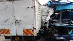 Kenya mpya collides with a lorry