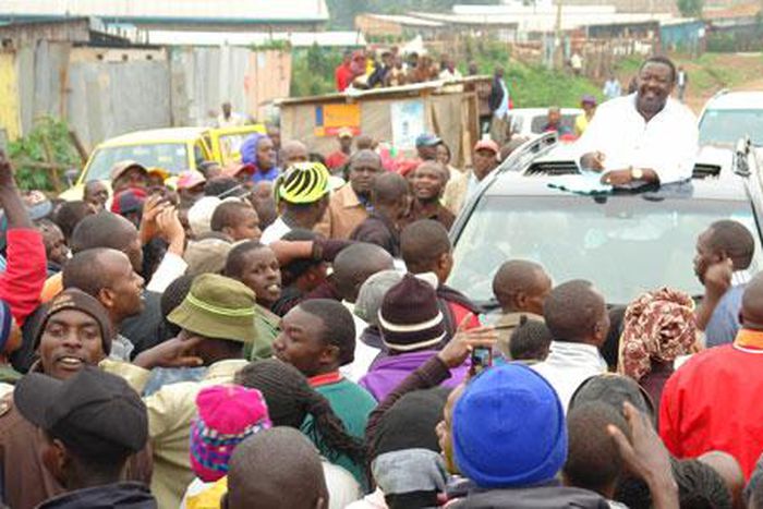 File image of ANC party leader Musalia Mudavadi on the campaign trail