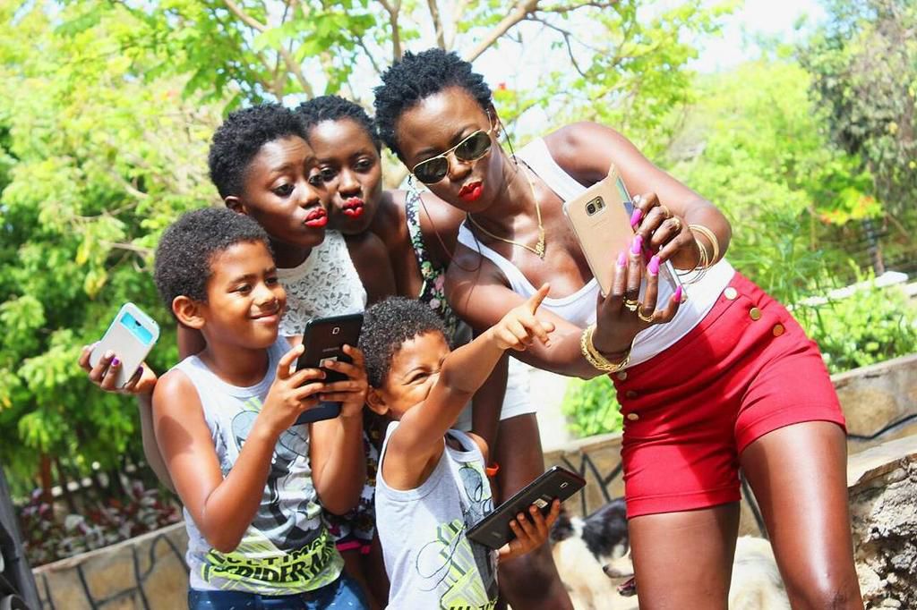 Akothee and her family