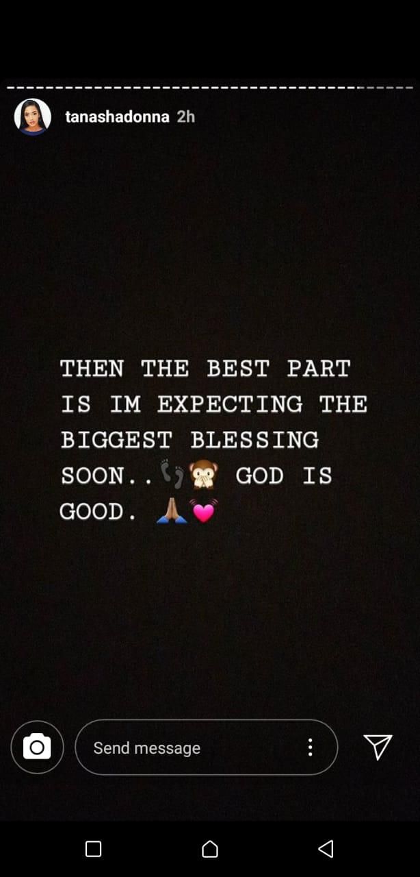 Tanasha Donna confirms pregnancy