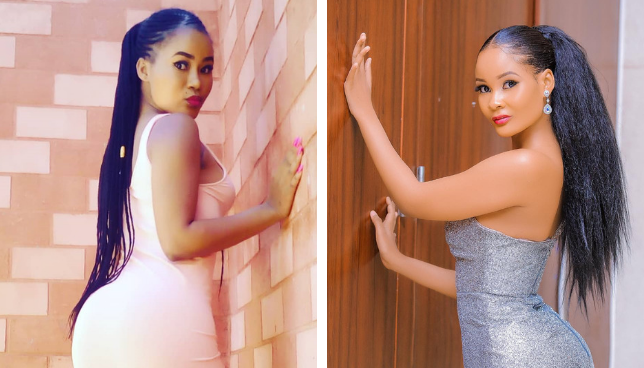 Hamisa and her lookalike Assumpta (Courtesy)