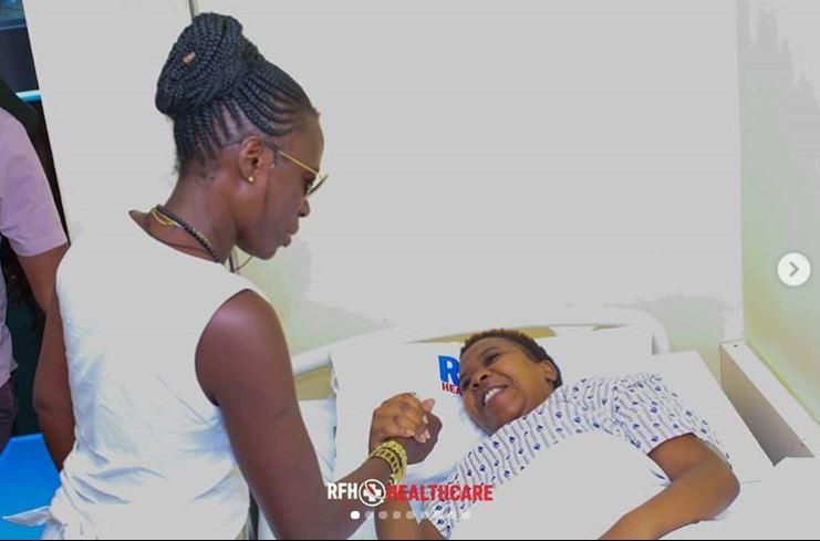 Akothee comes to the rescue of pregnant woman hit by a truck