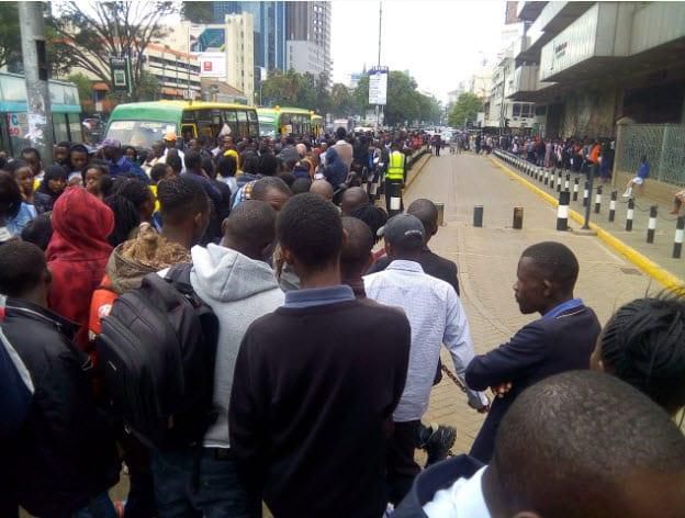Long queues witnessed on Friday as Kenyans came out in large numbers to beat the Huduma Namba mass registration deadline