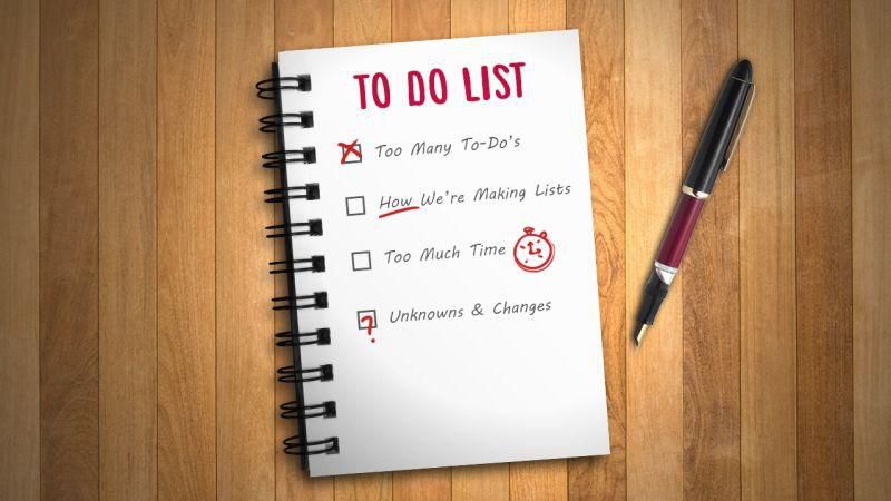To do list helps you accomplish your tasks